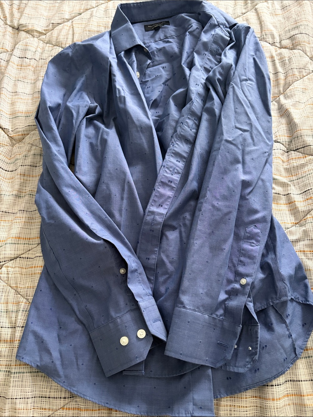 Banana Republic Light Blue Men's Button-Up Shirt